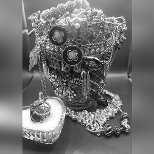 Kendra Scott Silver and Black Jewelry Collection